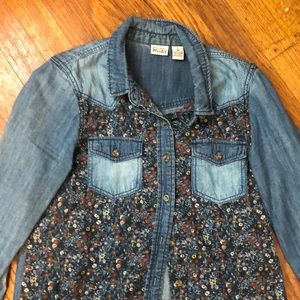 Demin Button Down Shirt